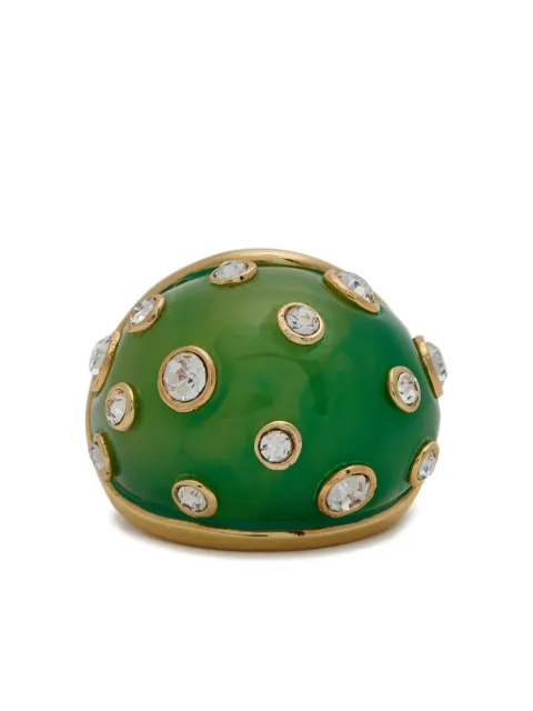 Kenneth Jay Lane crystal-embellished ring