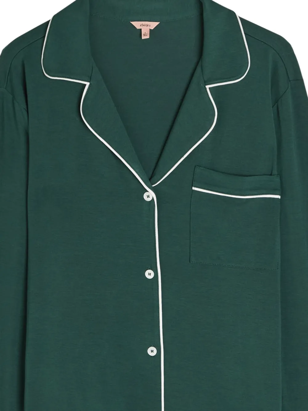  Eberjey Gisele Jersey Pajama Set - Green 
