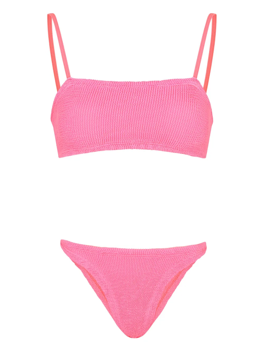 Hunza G Gigi crinkled bikini set - Rosa