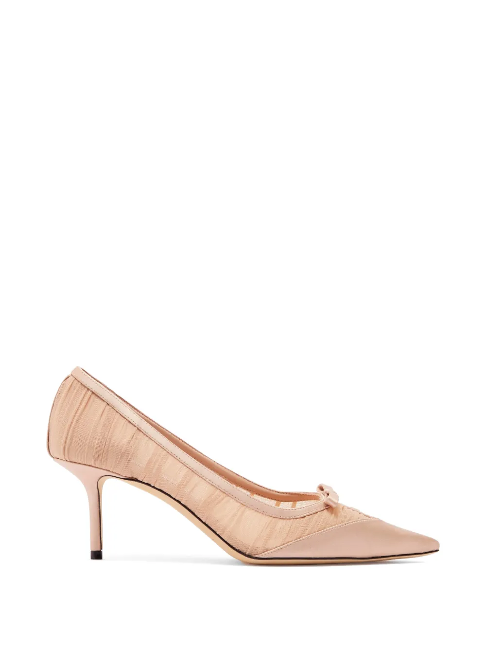 Jimmy Choo Love Mesh pointed pumps Beige