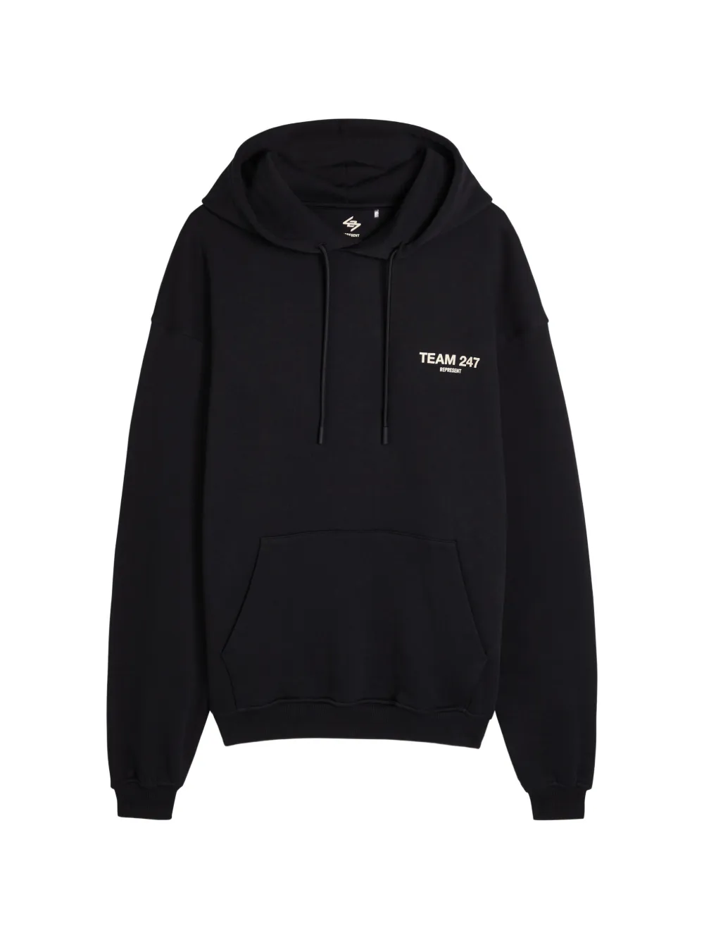 REPRESENT 247 logo-detail hoodie - Nero