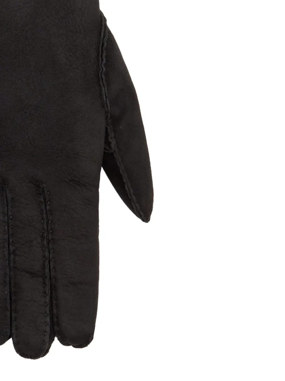 Agnelle Handschoenen met stiksels - Zwart