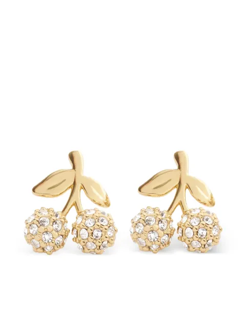Coach aretes con apliques de cereza