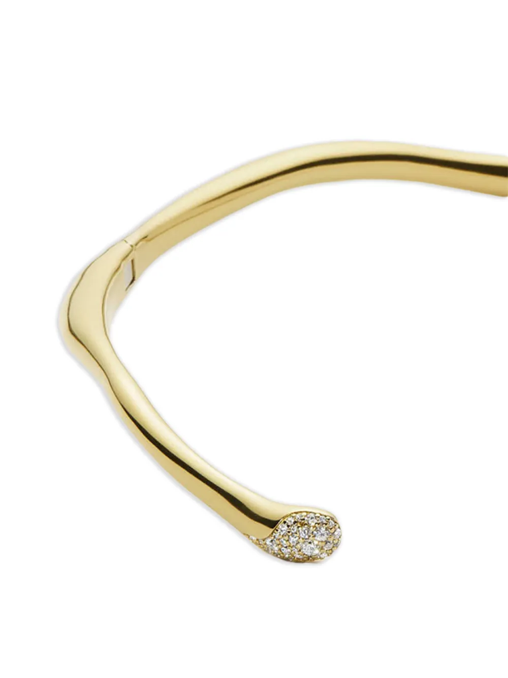 Missoma Torque halsketting met open rug - Goud