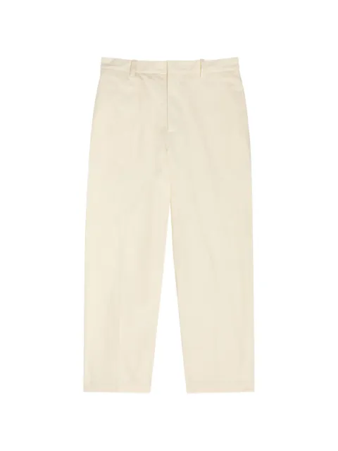 Jil Sander chalk straight-leg trousers