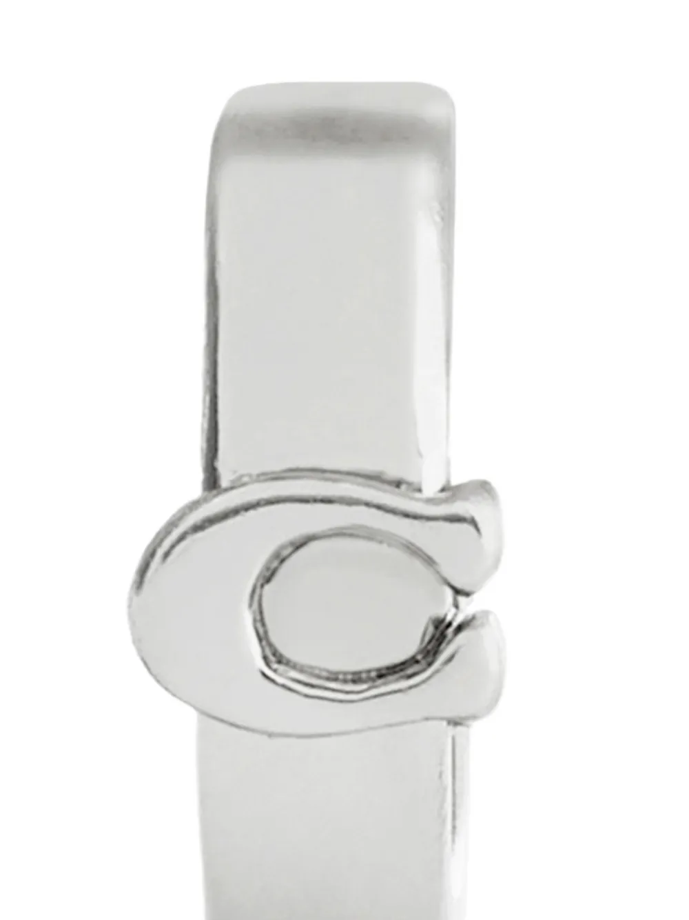  Coach Logo-detail Earrings - Silver 