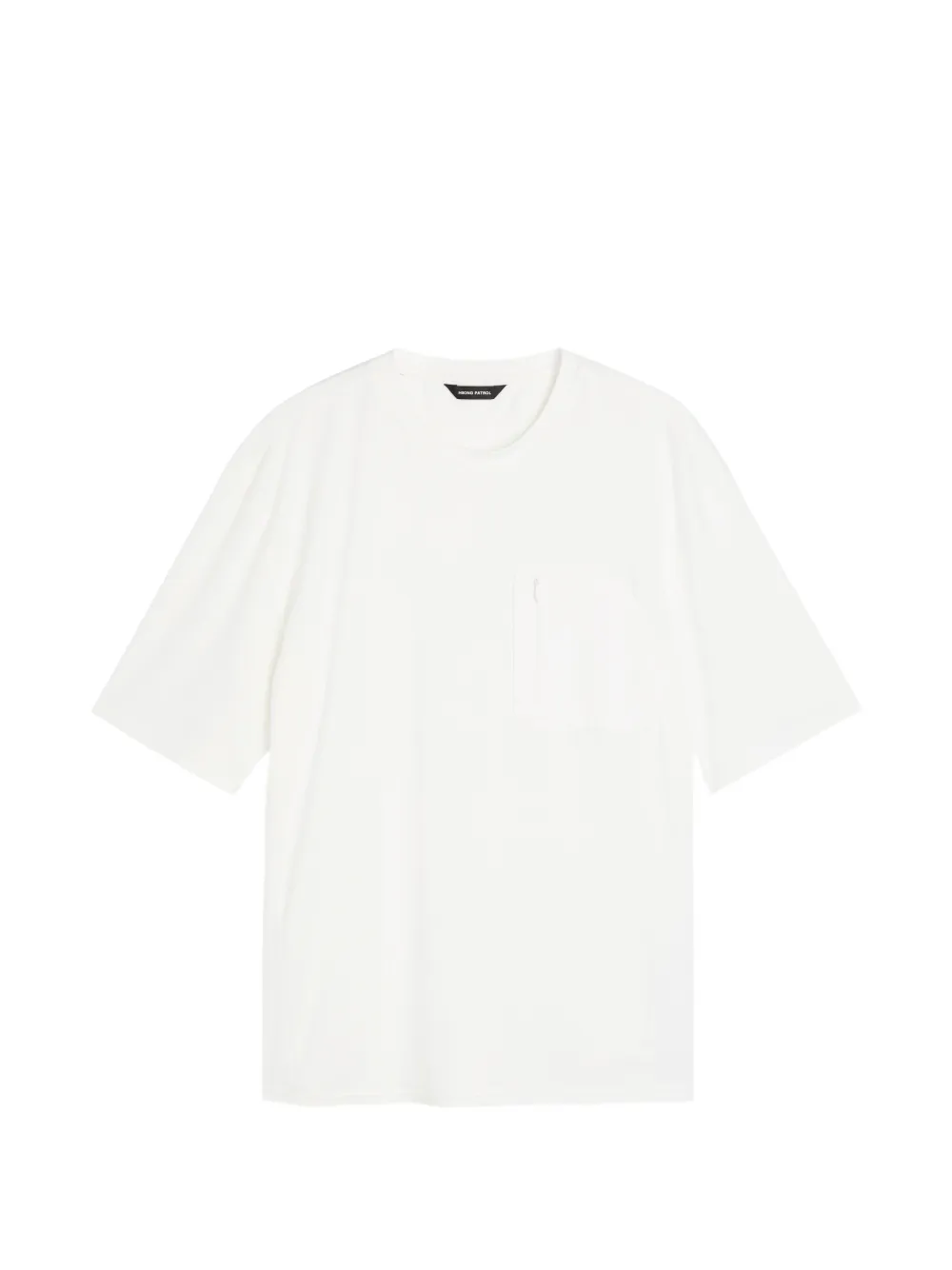 Hiking Patrol panelled pocket T-shirt - Bianco