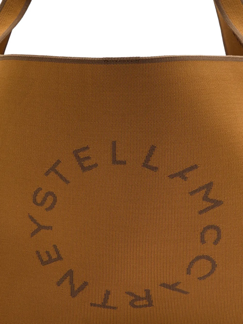 Stella McCartney Shopper met logoprint - Bruin