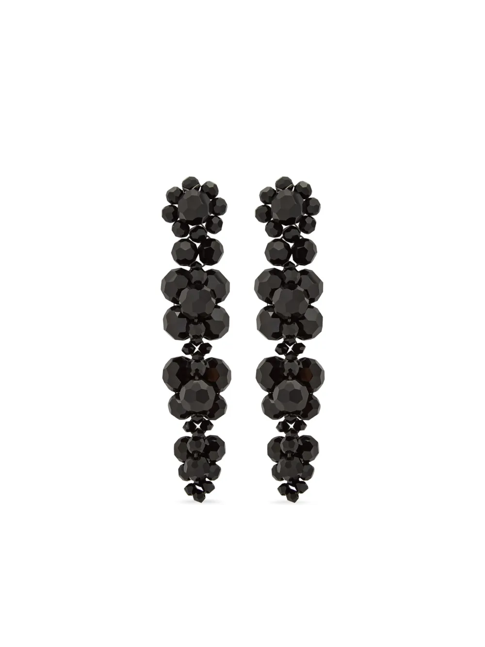 Simone Rocha Orecchini a fiore - Nero