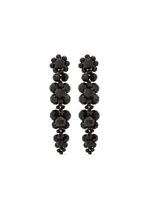 Simone Rocha beaded flower earrings