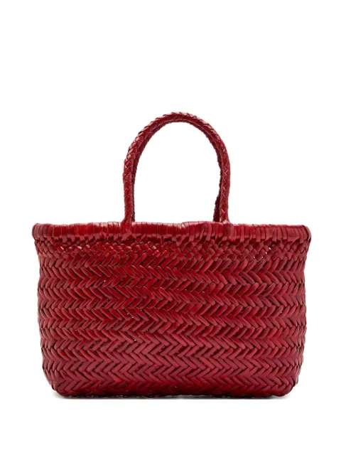 DRAGON DIFFUSION woven handle mini tote bag