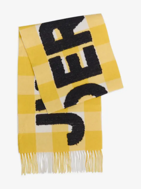 JW Anderson bufanda con motivo de cuadros