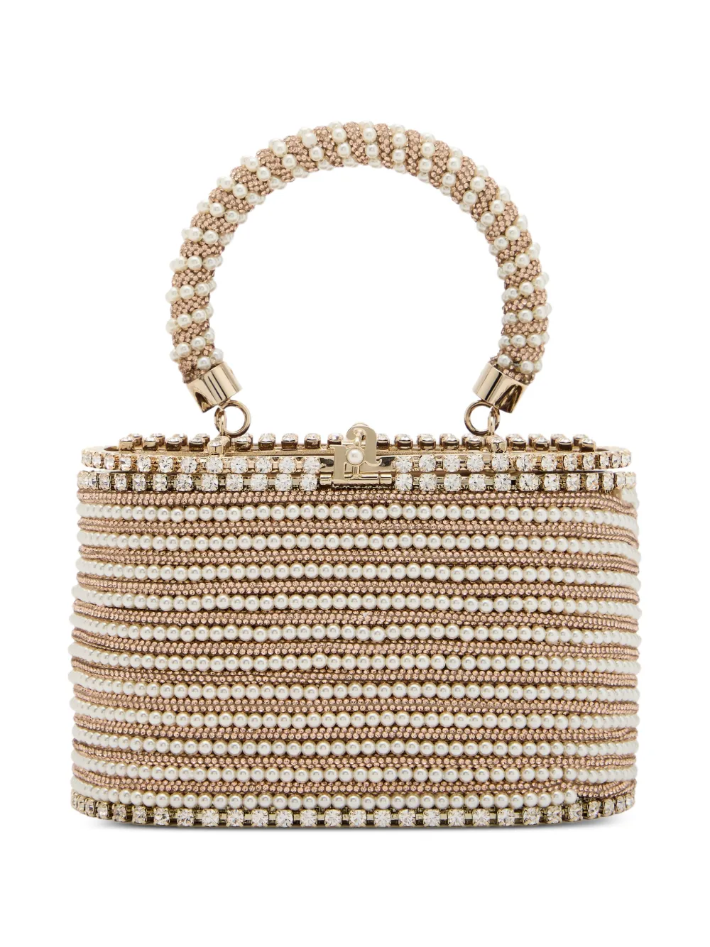 Rosantica Holli Libellula pearl embellished mini bag - Bianco