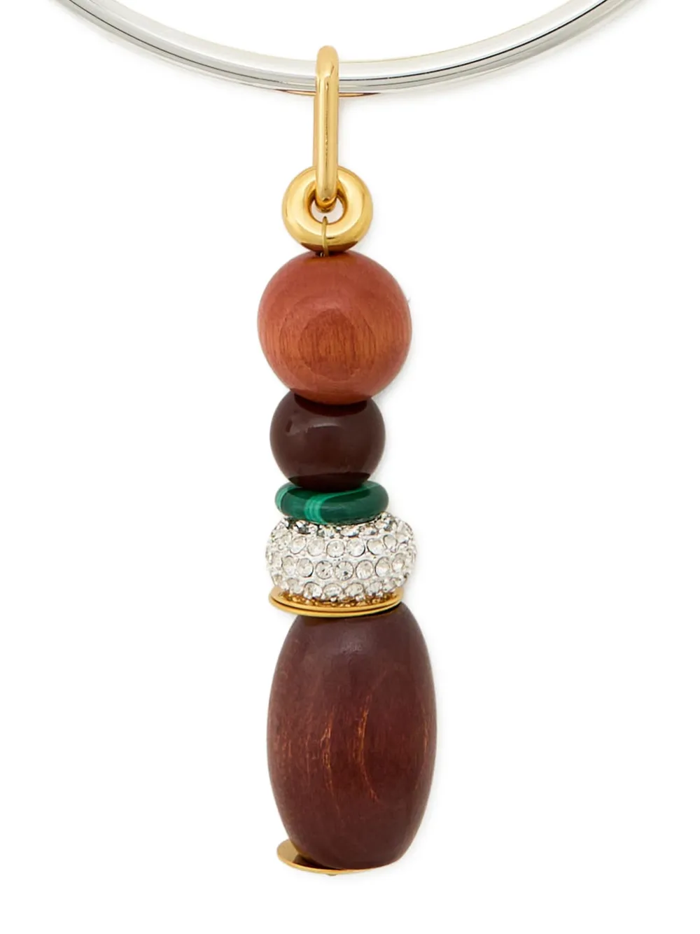  Timeless Pearly Beaded Pendant Necklace - Silver 