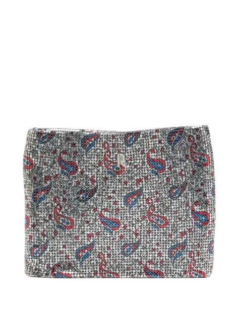 Rabanne paisley pattern clutch bag