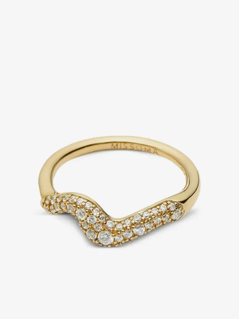 Missoma Molten Snow zirconia ring