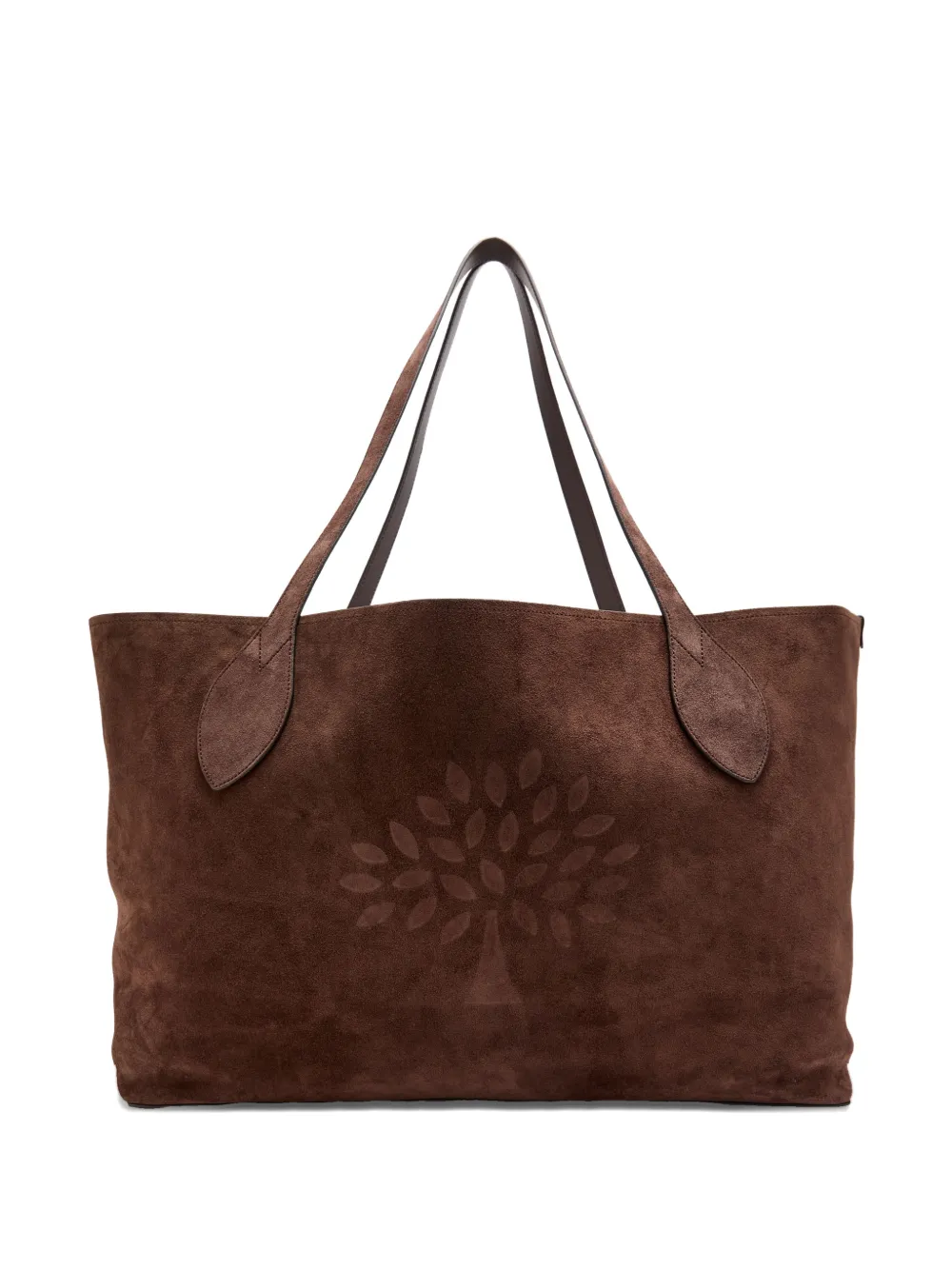Mulberry tree motif tote bag - Marrone