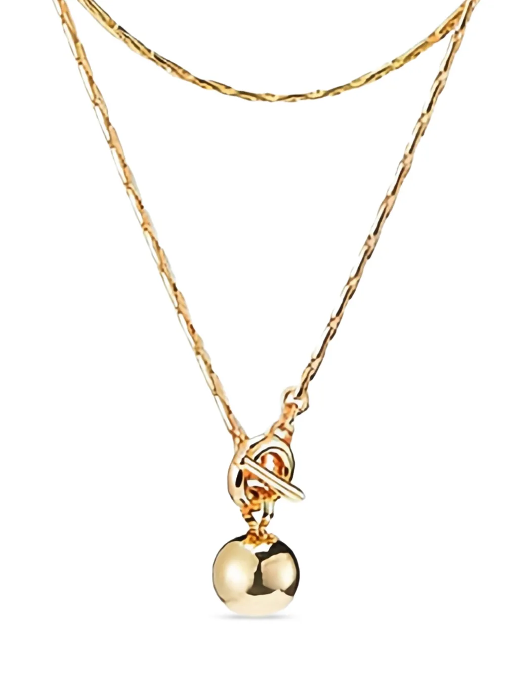 Jenny Bird Halsketting met logo hanger - Goud