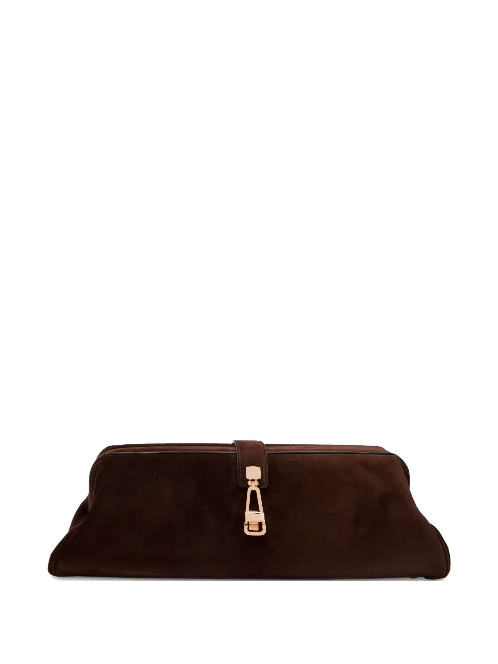 Gabriela Hearst Clutch Paola - Marrone