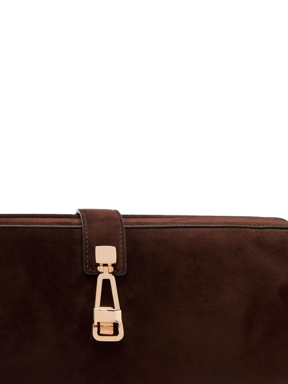 Gabriela Hearst Paola clutch - Bruin