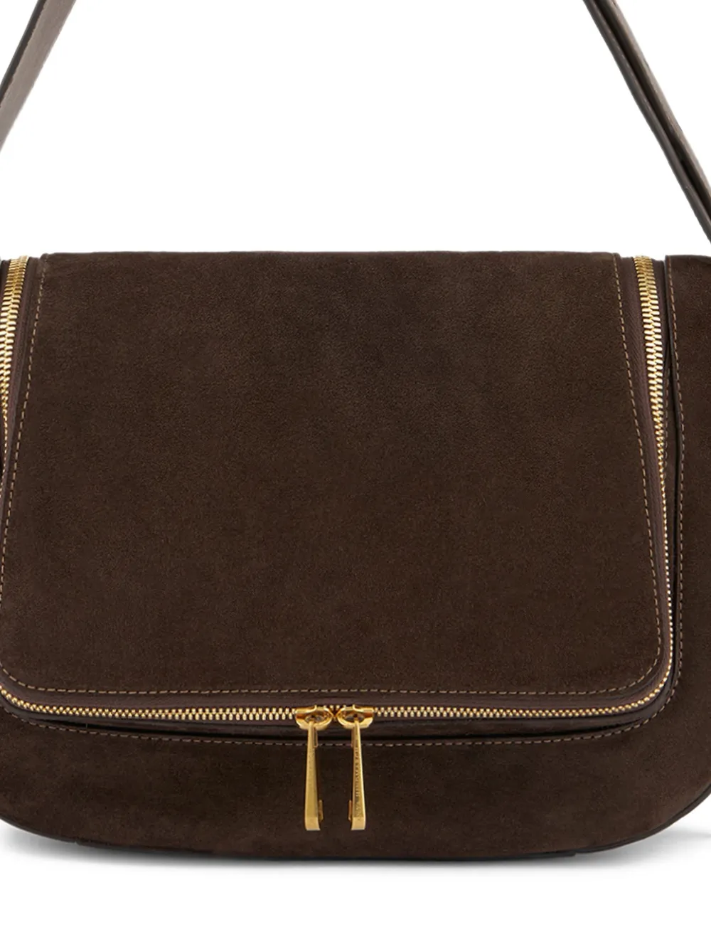 Anya Hindmarch Vere schoudertas met rits - Bruin