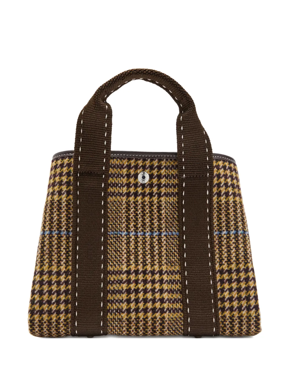 Rue De Verneuil Borsa tote S Traversée a quadri - Marrone