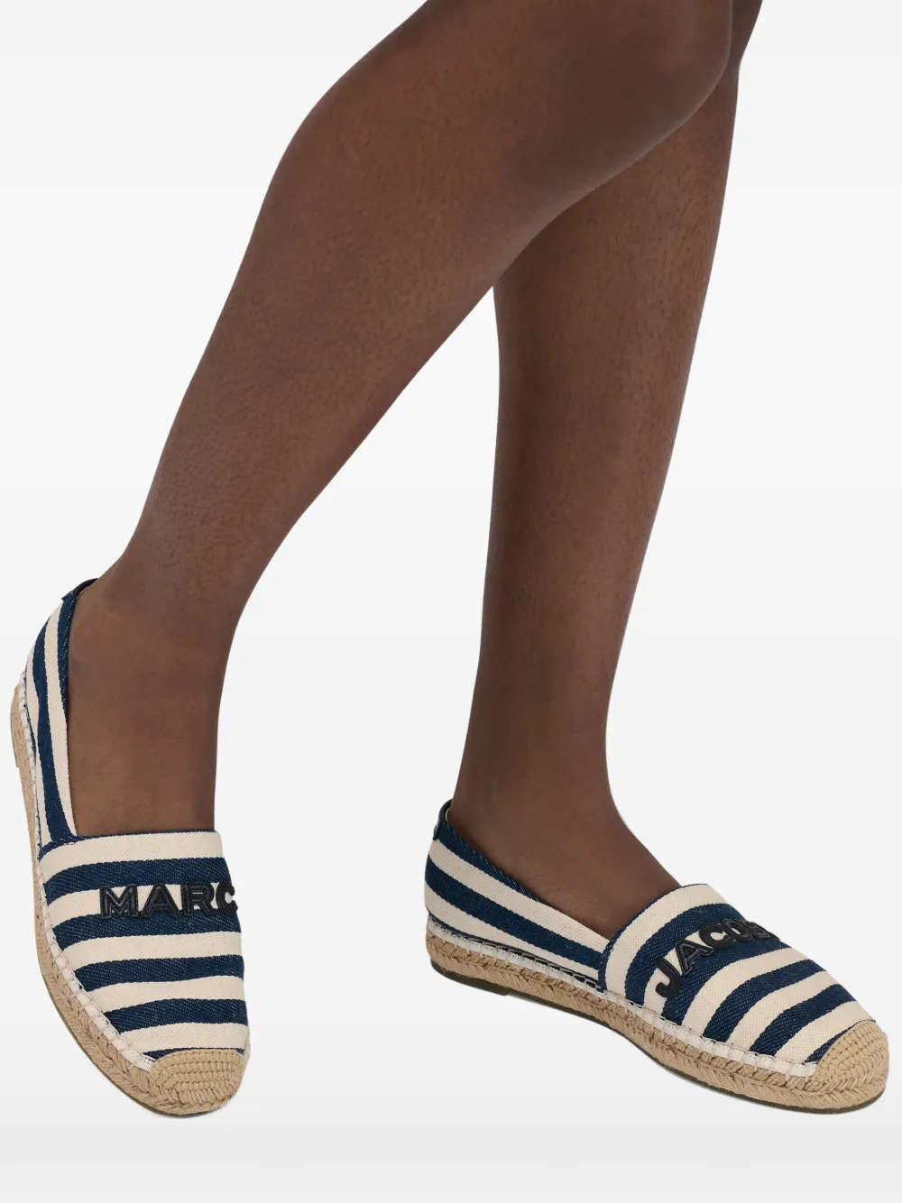 Marc Jacobs The Striped Canvas espadrilles Blauw