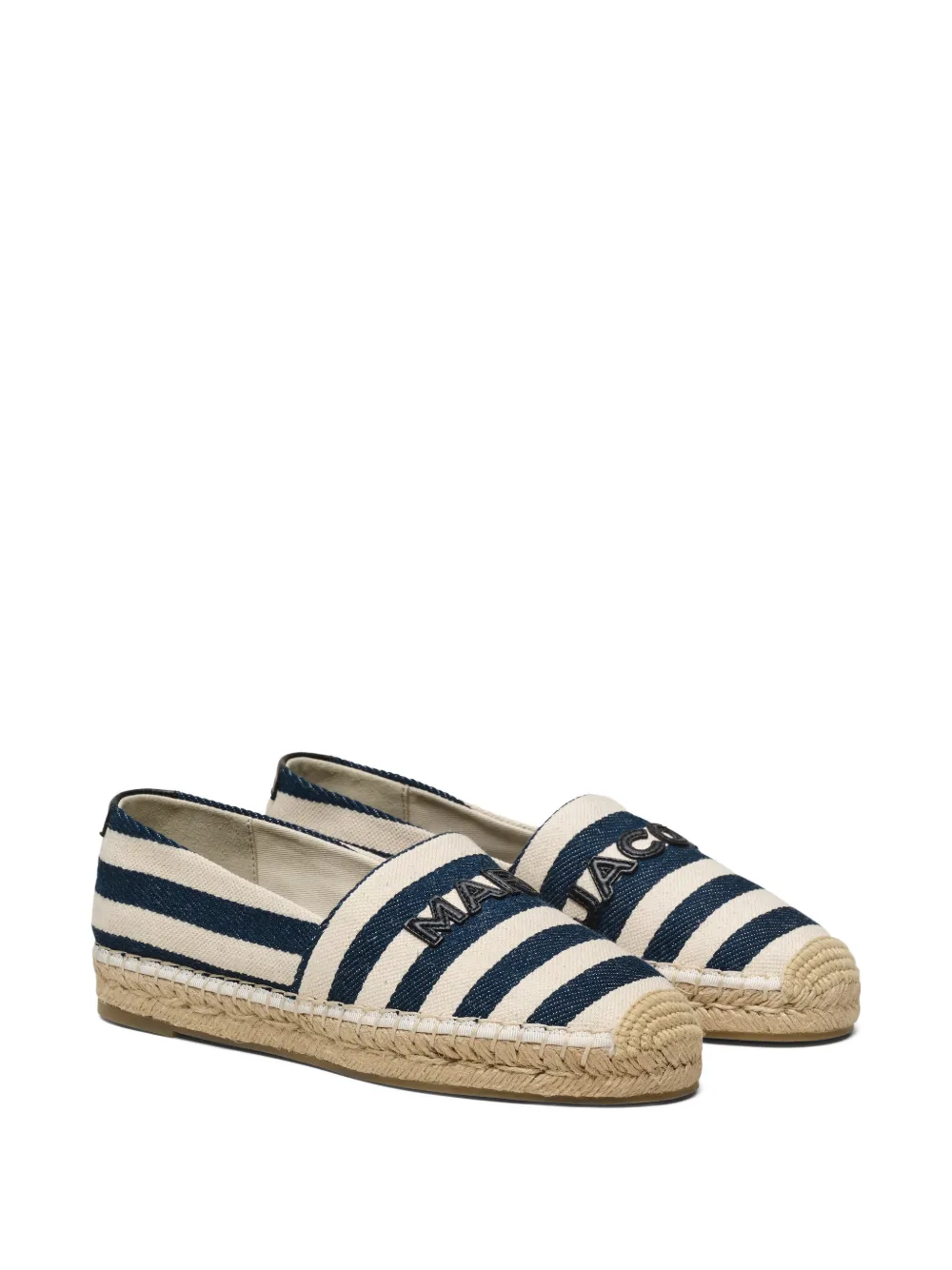 Marc Jacobs The Striped Canvas espadrilles Blauw