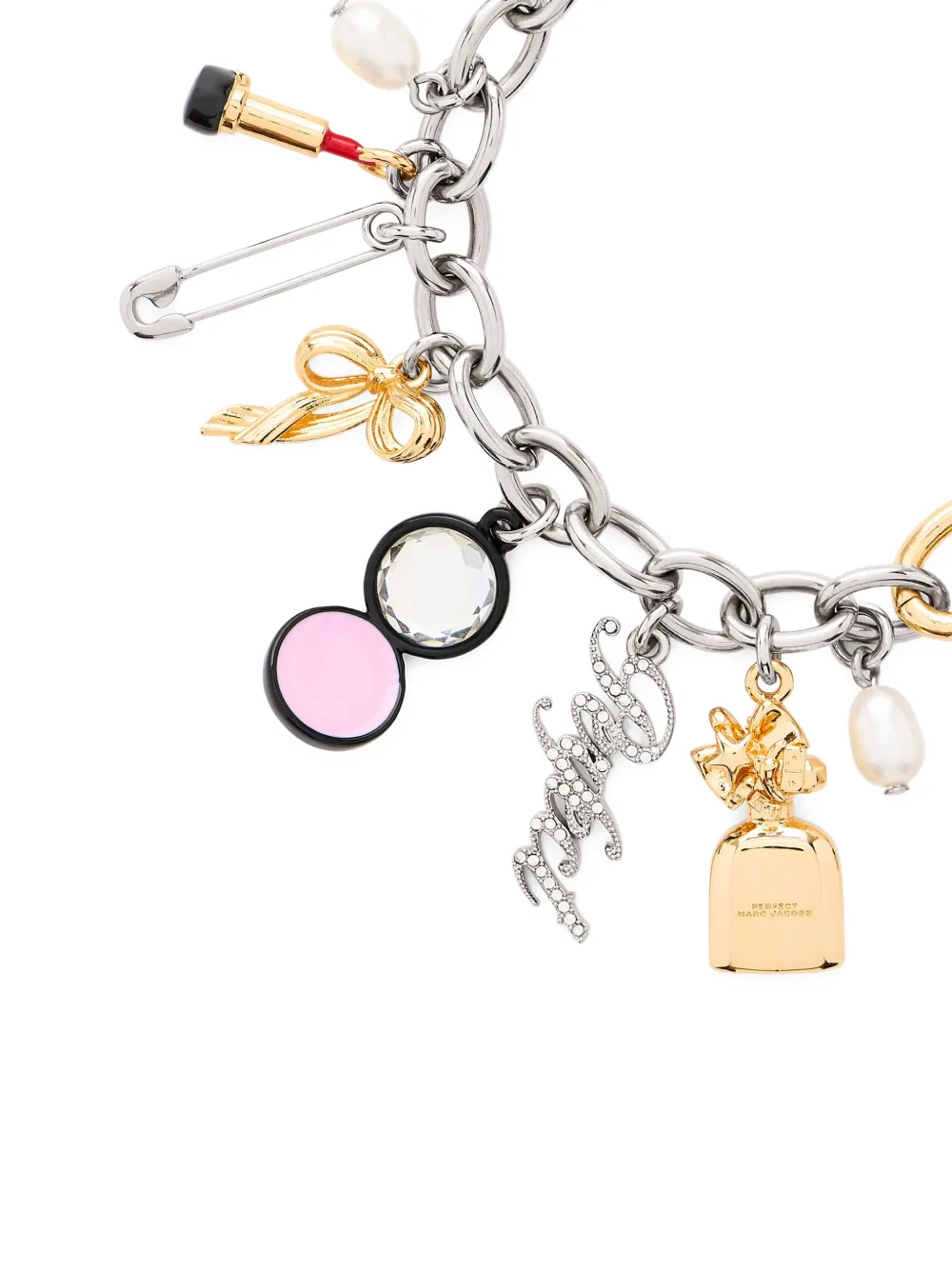  Marc Jacobs Pulsera The Perfect Con Charm - Plateado 