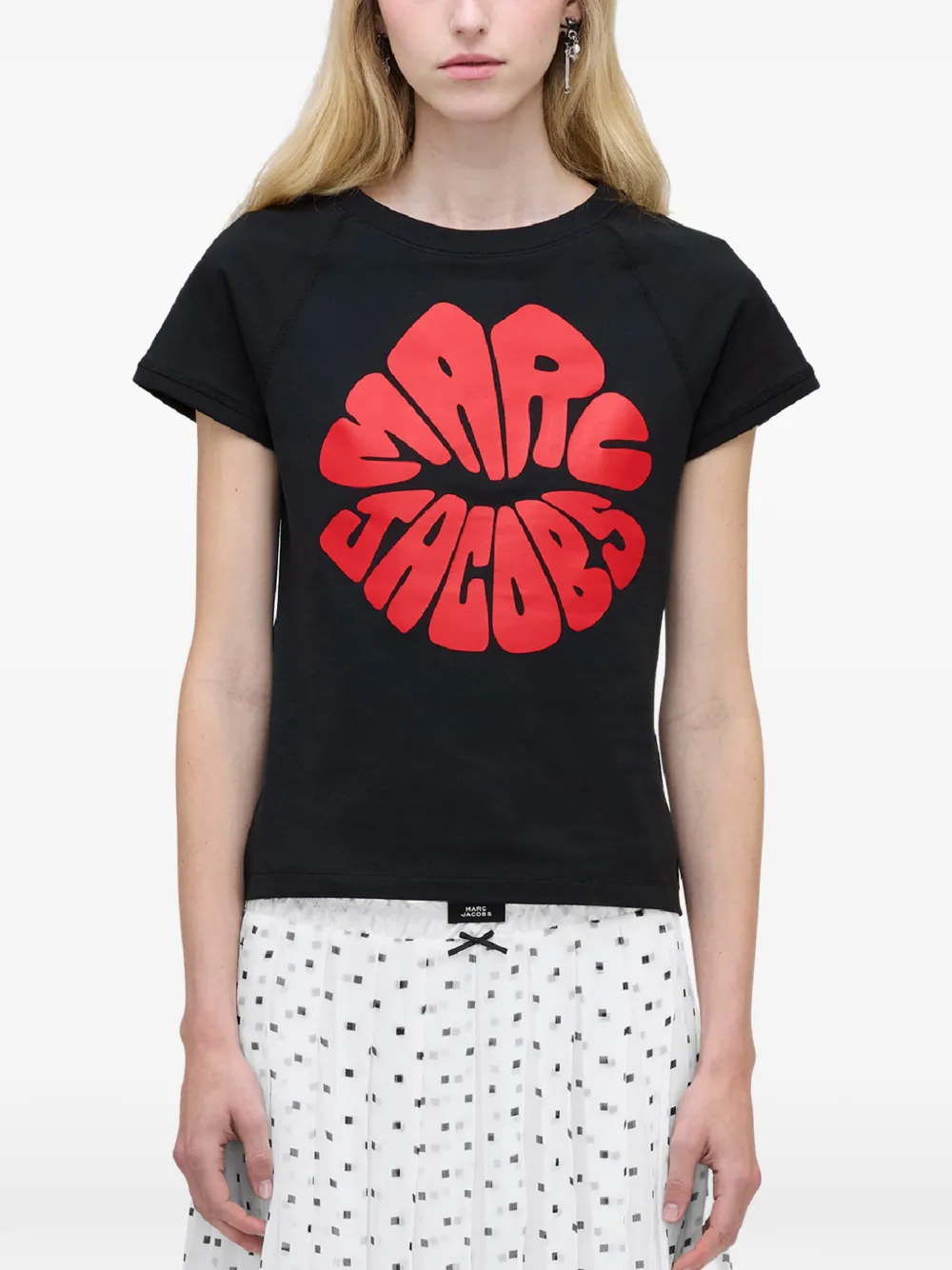 Marc Jacobs T-shirt met logo Zwart