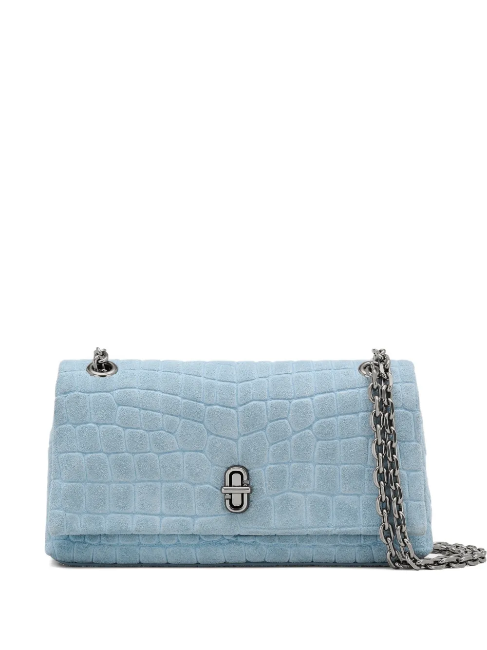 Marc Jacobs Borsa mini con effetto coccodrillo - Blu