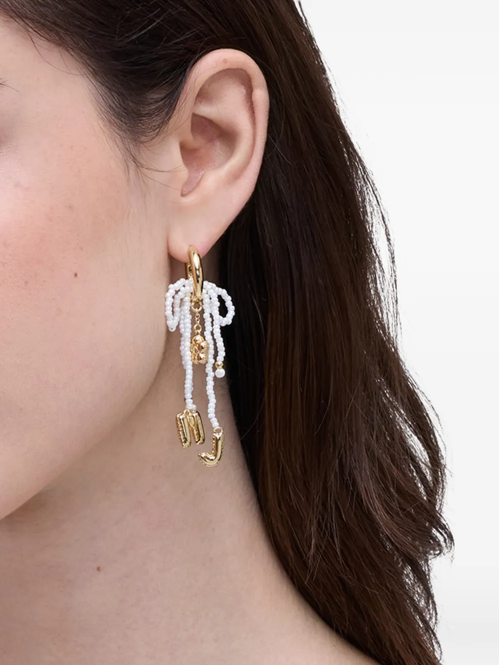  Marc Jacobs The Balloon Beaded Earrings - Gold 