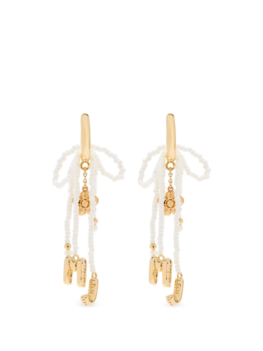 Marc Jacobs The Balloon Beaded Earrings In Gold