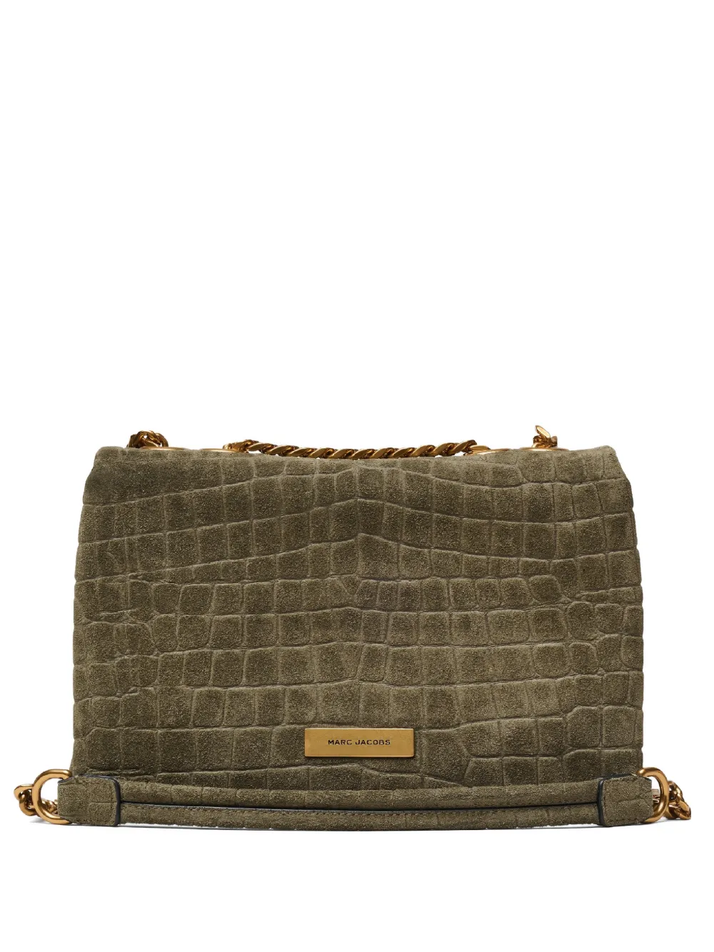 Marc Jacobs The Suede Slim verstelbare schoudertas Groen