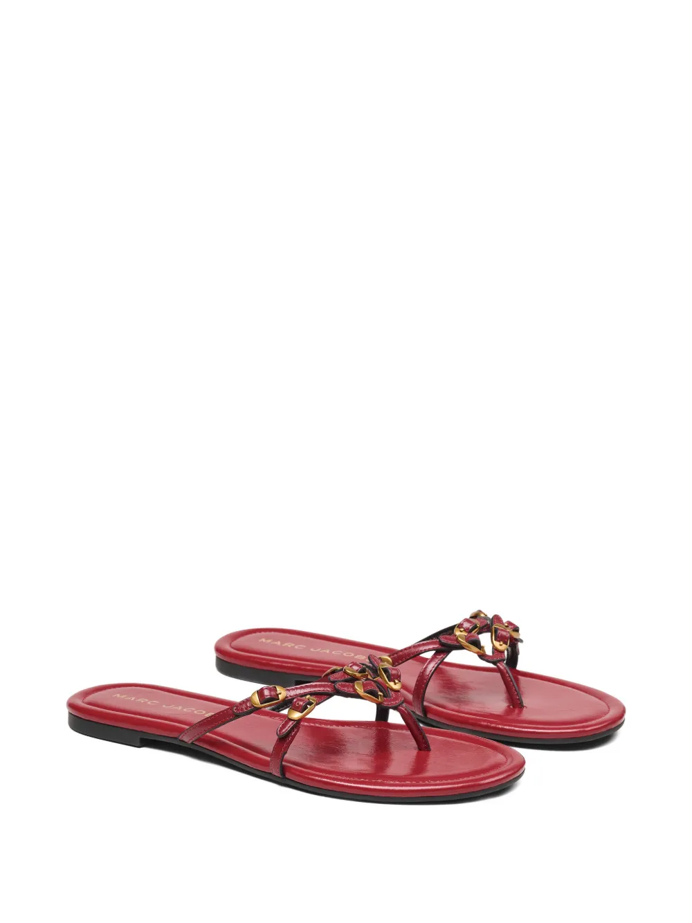Marc Jacobs The Kiki leren sandalen Rood