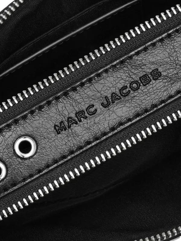 Marc Jacobs Grommet Snapshot Shoulder Bag | Black | FARFETCH