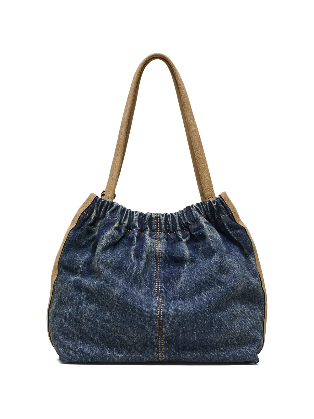 Marc Jacobs The Denim Cristina suède shopper Blauw