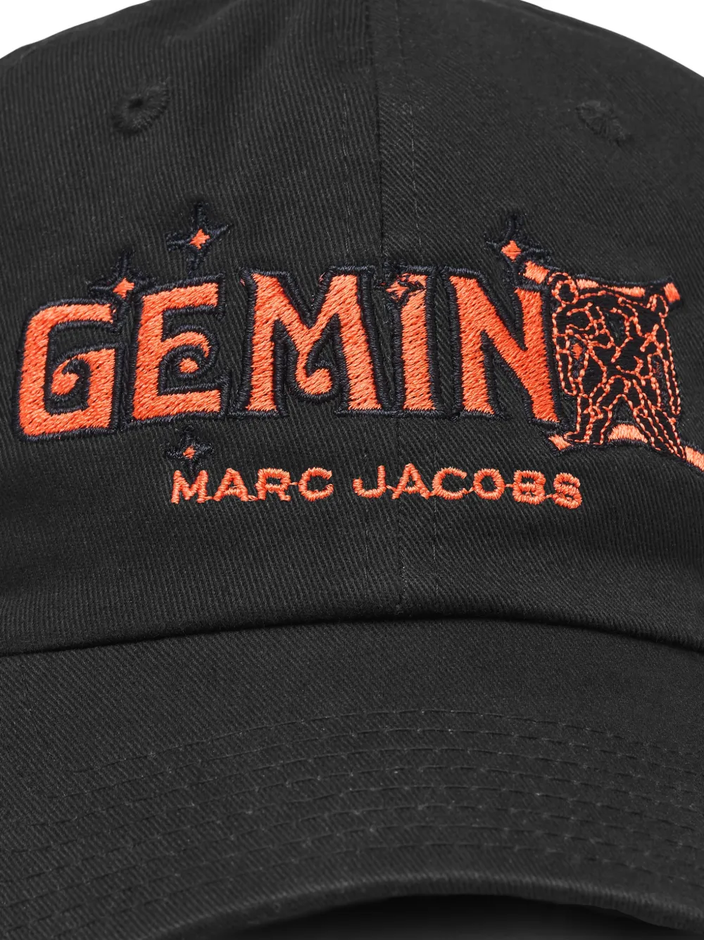 Marc Jacobs The Zodiac Gemini honkbalpet Zwart