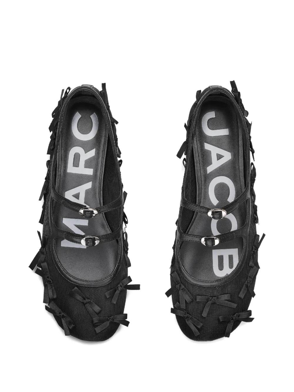 Marc Jacobs Ballerina's met strikdetail Zwart