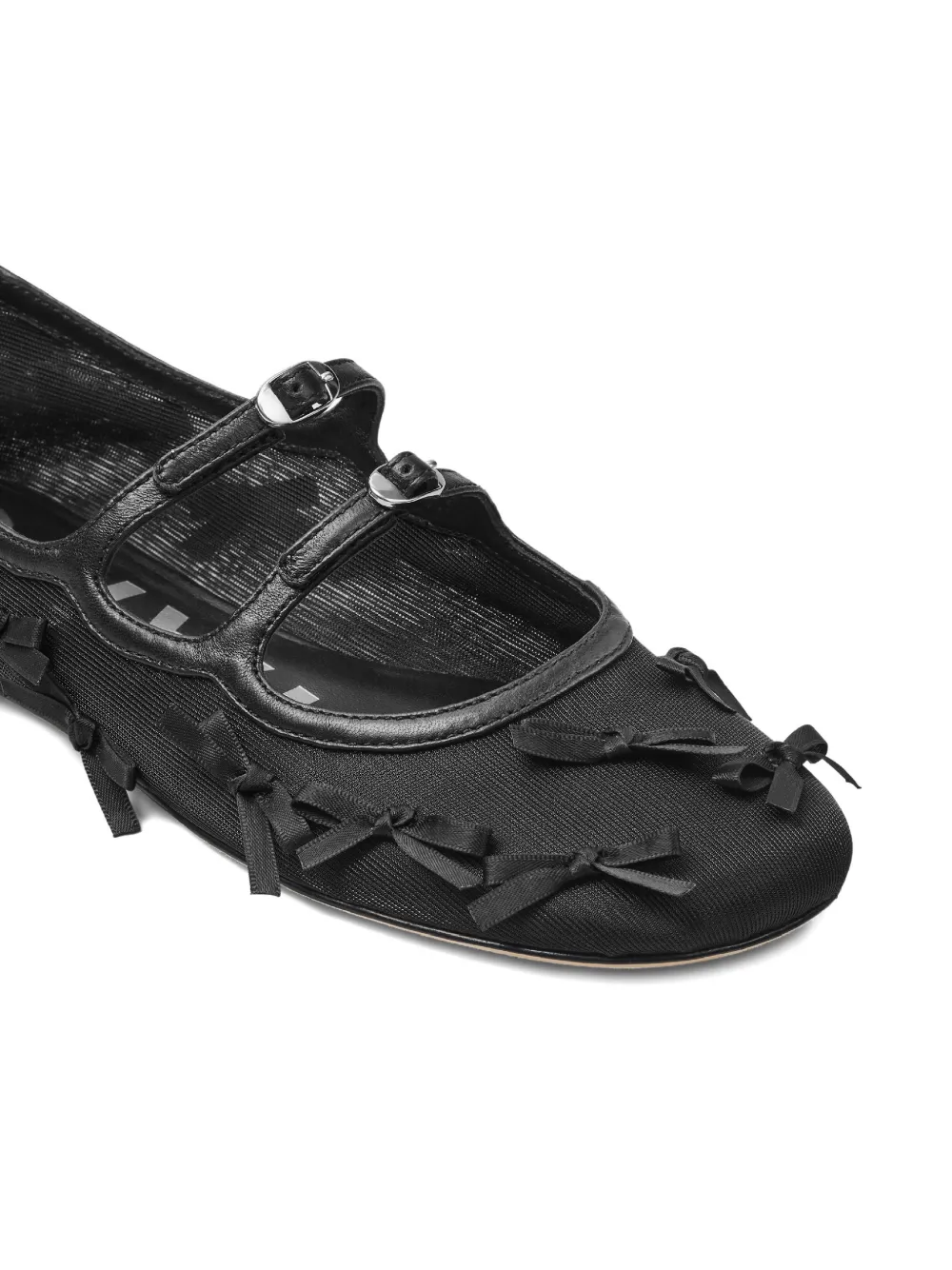 Marc Jacobs Ballerina's met strikdetail Zwart
