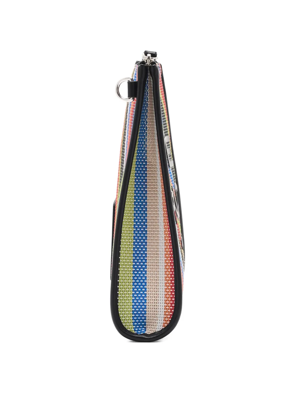 Marc Jacobs The Pouch gestreepte clutch Rood