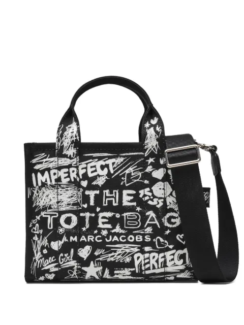 Marc Jacobs  The Small Punk Scribble Canvas tote bag