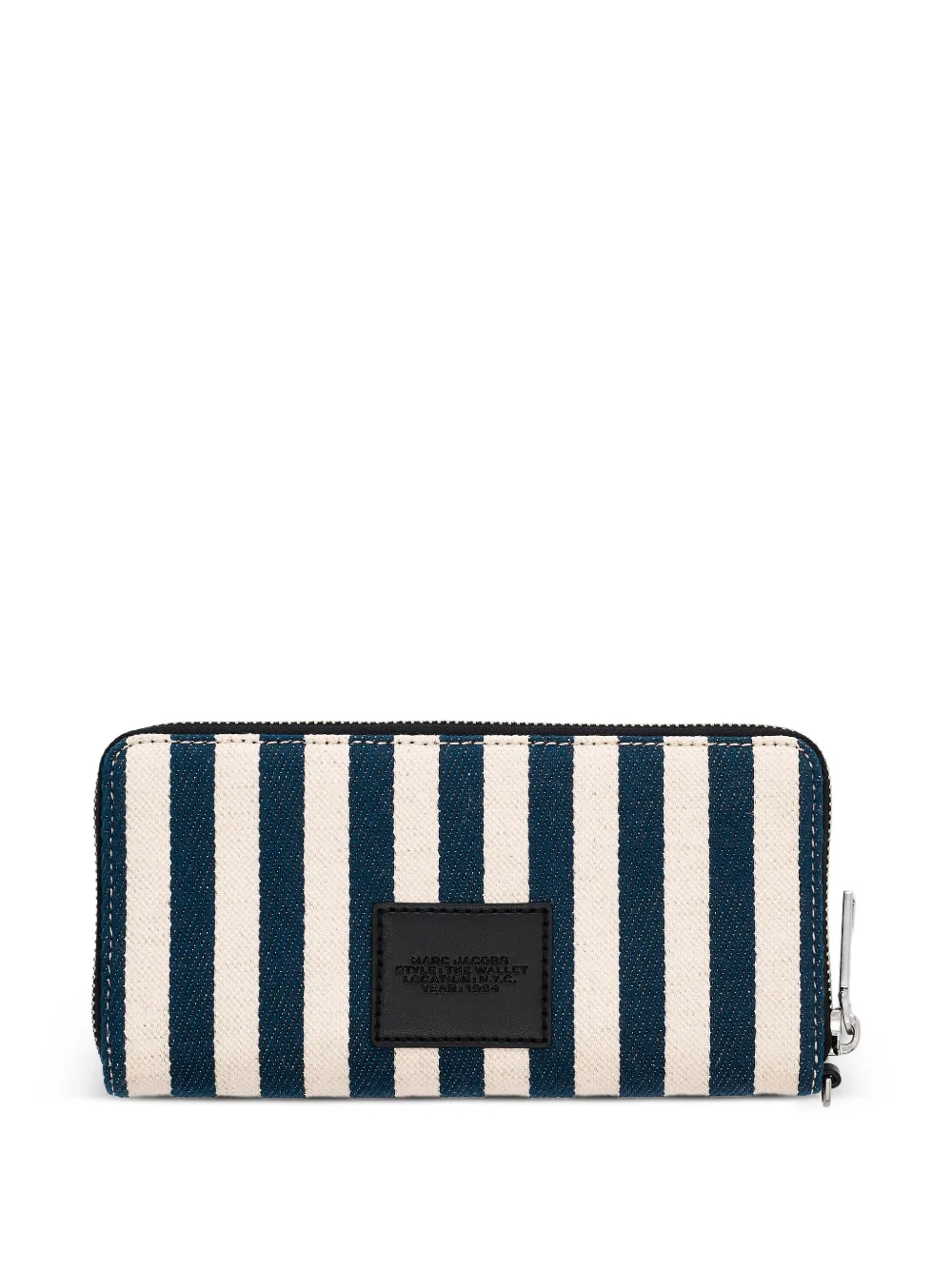  Marc Jacobs Striped Canvas Continental Wallet - Blue 