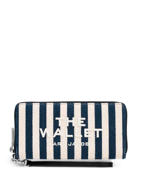 Marc Jacobs cartera continental con motivo de rayas