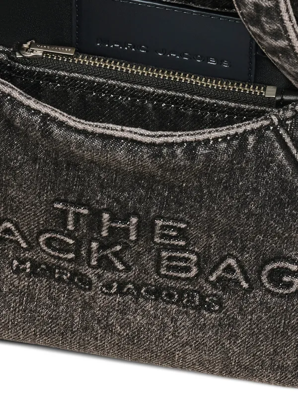 Marc Jacobs The Sack Denim Tote Bag | Black | FARFETCH