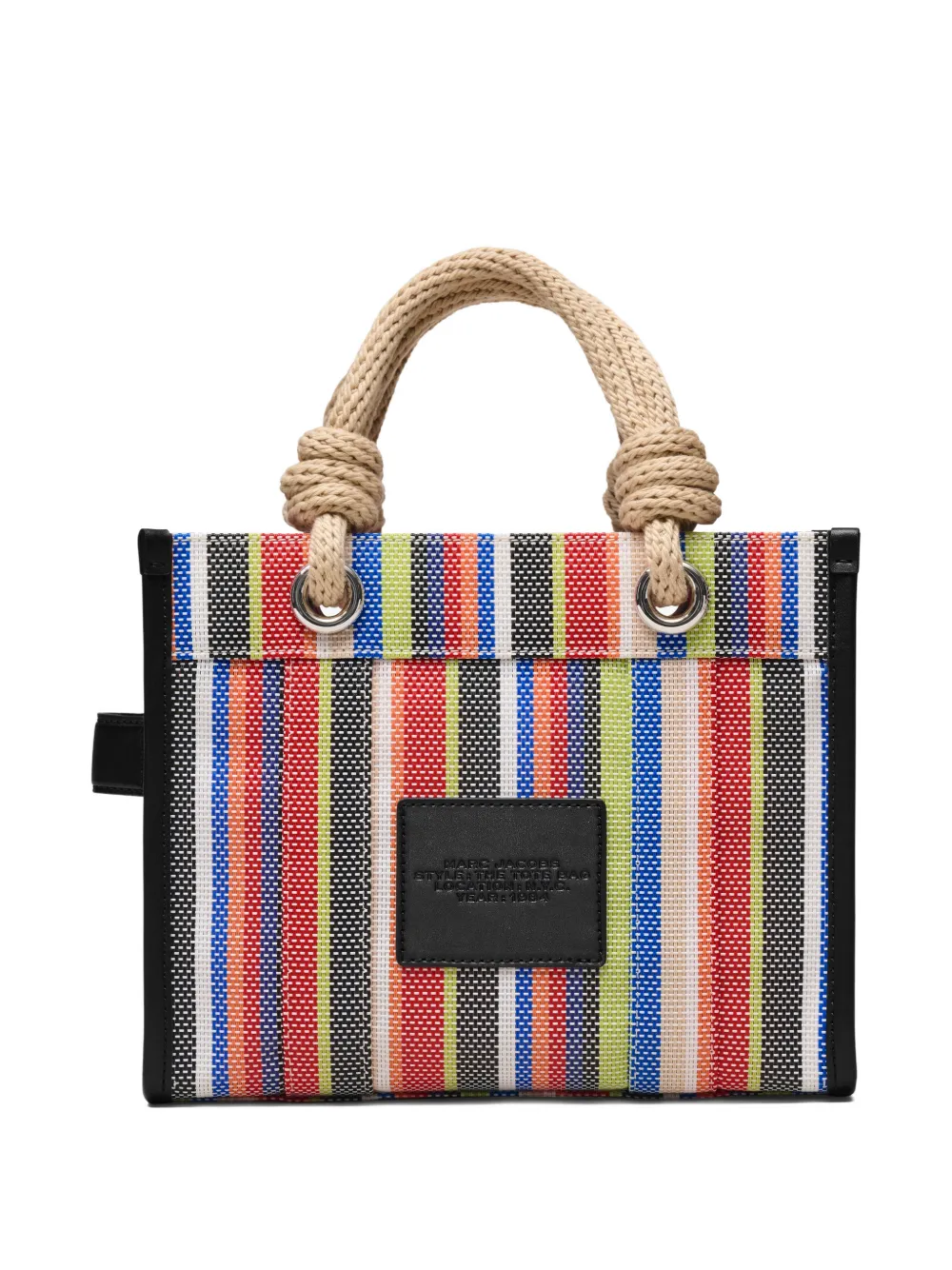 Marc Jacobs The Stripe mesh shopper Veelkleurig