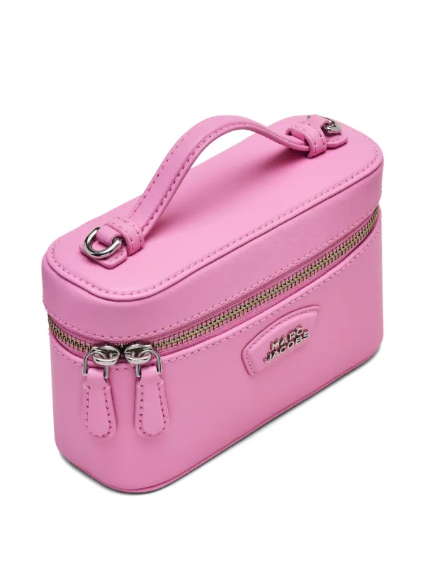 Marc Jacobs Mini logo-zip Leather Bag | Pink | FARFETCH