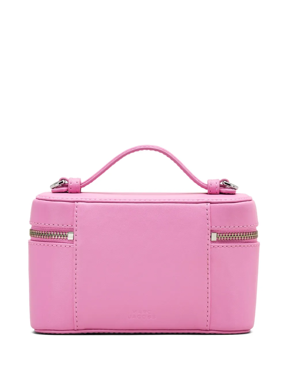 Marc Jacobs Mini logo-zip Leather Bag | Pink | FARFETCH