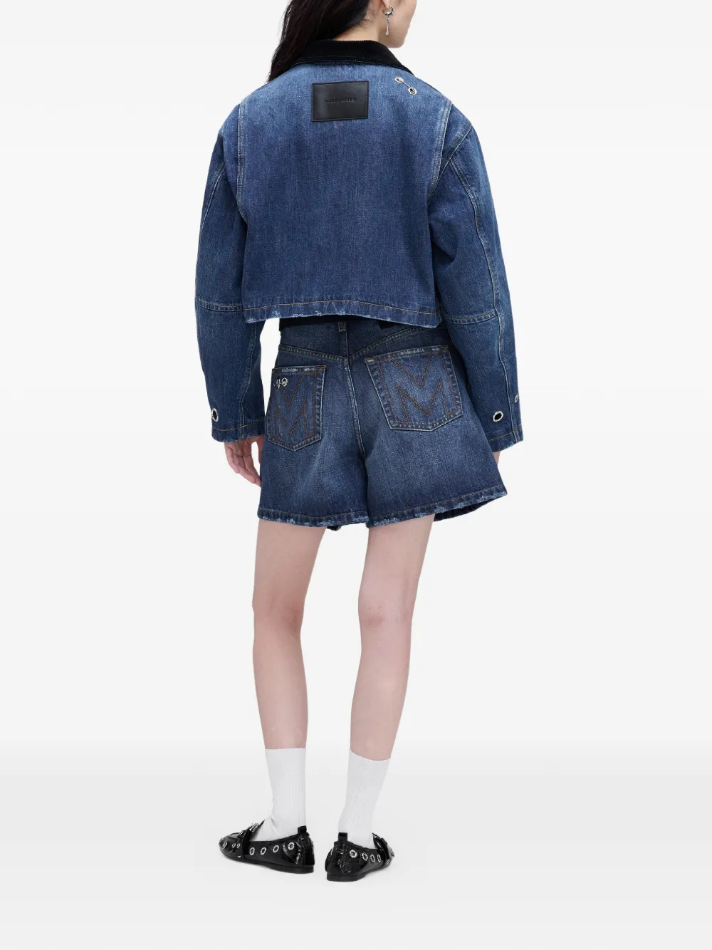  Marc Jacobs Giacca Con Occhielli - Blu 