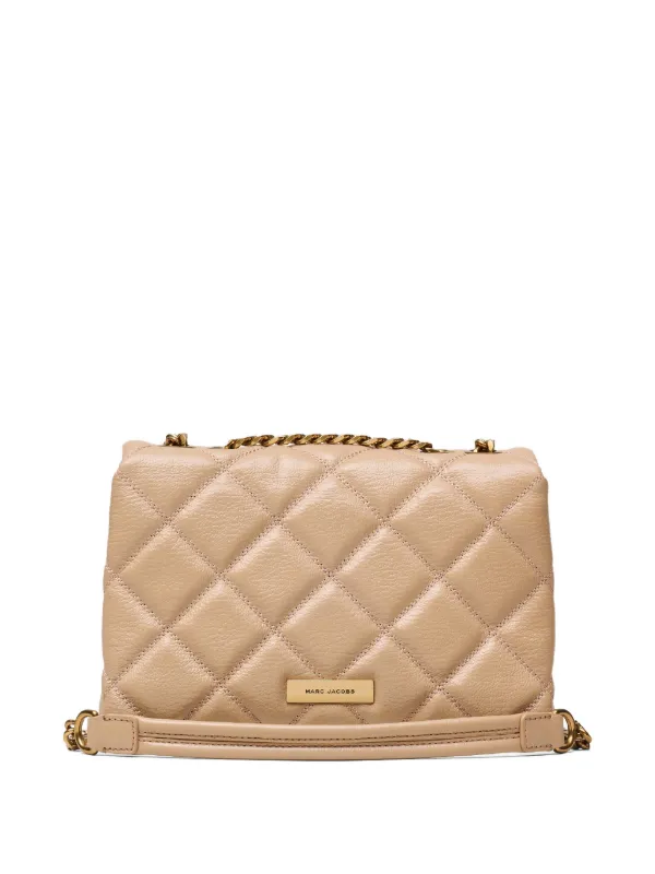 Marc Jacobs The Slim キルティング レザーショルダーバッグ 